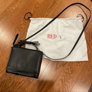 Red Valentino Black Crossbody Bow Bag. Super Cute!
